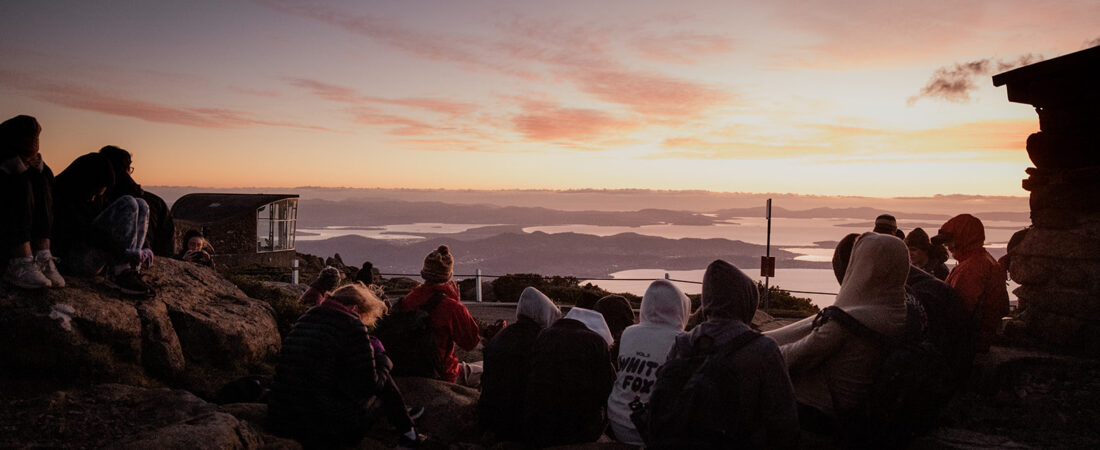 Year 9 Calling - Students watching sunrise